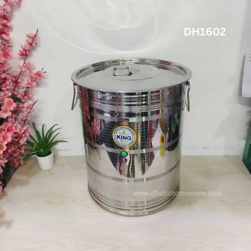 35 KG Premium Stainless Steel Rice Storage Container